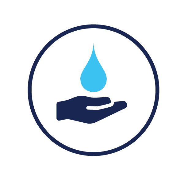 icon representing water volunteer opportunities