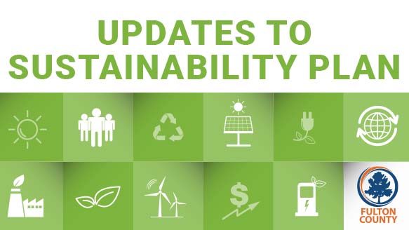 green and white sustainability icons