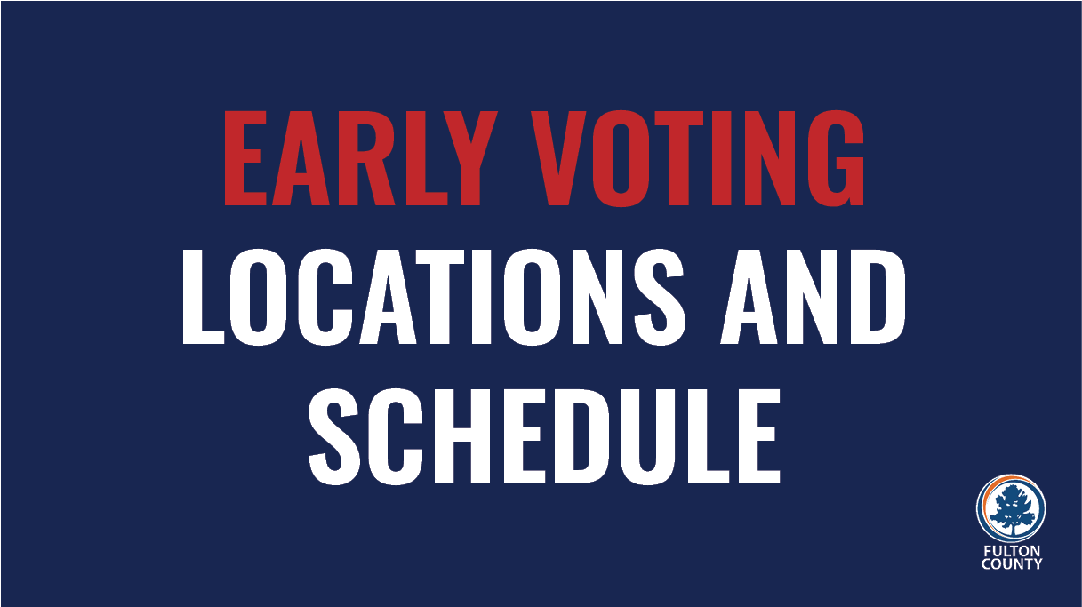 Early Voting Locations for the General Election